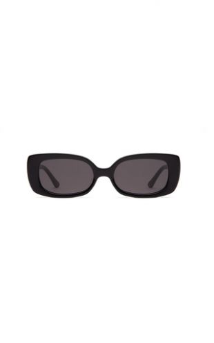 Black Square-Frame Acetate Sunglasses