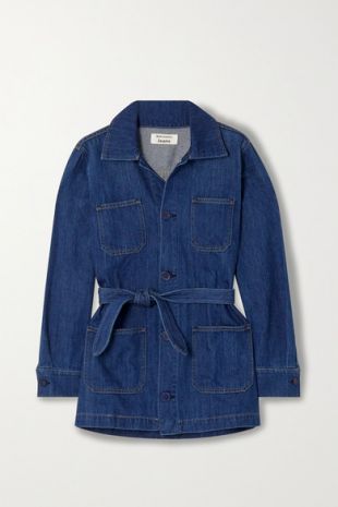 Dylan Belted Organic Denim Jacket