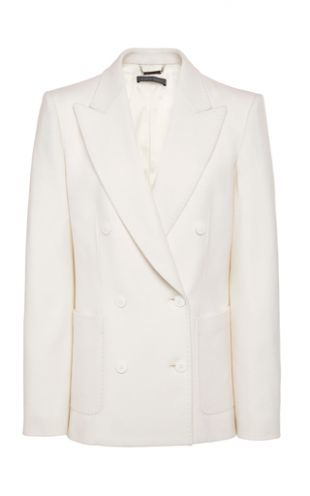 Flannel Double Breasted Blazer