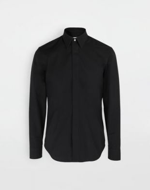 Chemise Cintrée Et Slim En Popeline De Coton Homme Maison Margiela | Boutique Maison Margiela