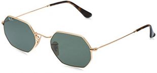 Octagonal Flat Lens Sunglasse
