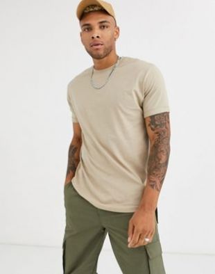 Bershka - Join Life - T-shirt coupe ample en coton biologique - Beige | ASOS