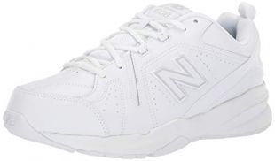 New Balance Men's 608v5 Casual Comfort Cross Trainer Shoe, White, 10.5 W US