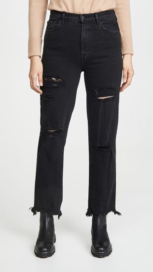 Jules High Rise Straight Jeans