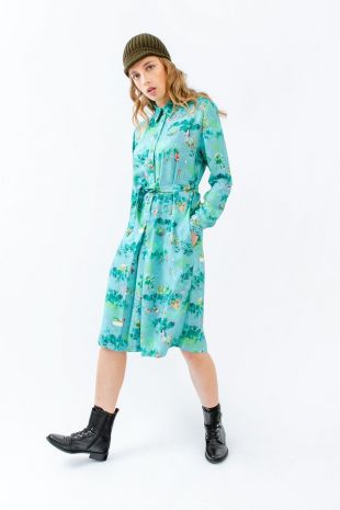 Robe-chemise Tom motif Permaculture