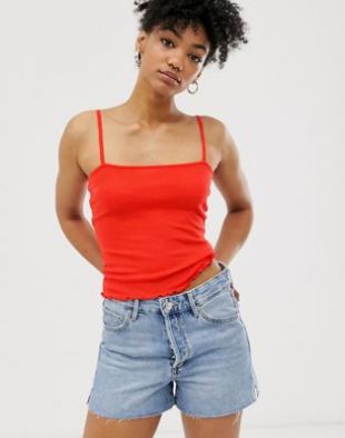 Monki - Débardeur - Rouge | ASOS
