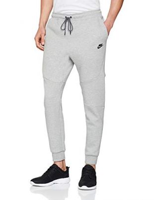 Nike Men's Sportswear Tech Fleece Jogger, Pantalon De Sport Homme, Gris (DK Grey Heather Black 063), 44 (Taille Fabricant: Medium)