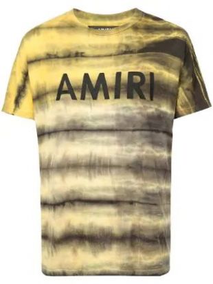 AMIRI Logo Print Striped T-shirt - Farfetch
