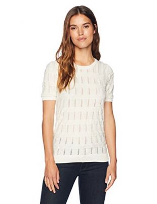 Ripple Stitch  Sweater White