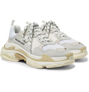 White Triple S Sneakers