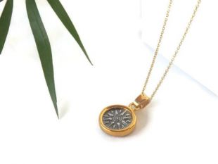 Collier de soleil de Vergina, cadeau grec de femmes de bijoux, pendentif de pièce de coin d'étoile de Vergina, pièce antique grecque