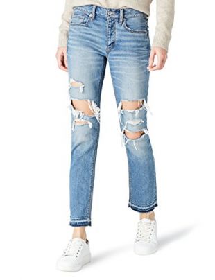 find. find. AZW 8010 jeans femme Bleu Mid Blue 40 Taille fabricant Medium 12