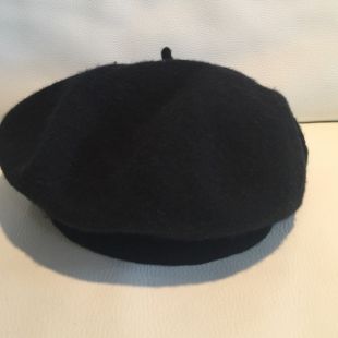 Wool Black Beret