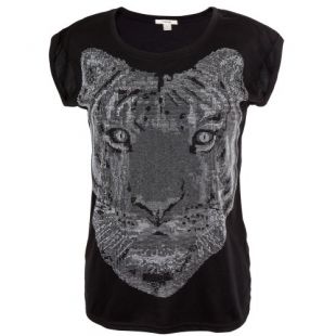 Tiger  T-Shirt Black