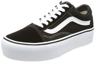 Old Skool Platform Black Trainers