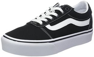 Platform Low Top Sneakers Black