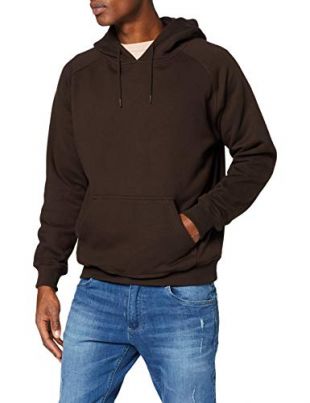 Urban Classics Blank Hoodie Sweat à Capuche, Marron (Brown 75), M Homme