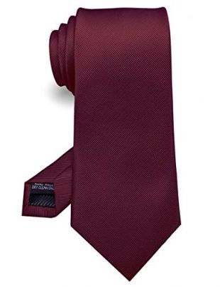 RBOCOTT Solid Color Tie Formal Necktie for Men - Multicoloured - Medium