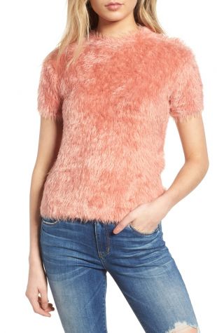 Heart Eyelash Sweater