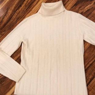 Ribbed Turtleneck Sweater