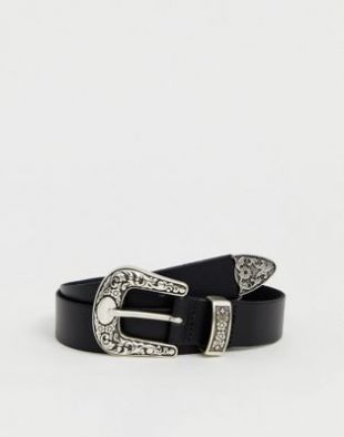 Leather  Belt Black