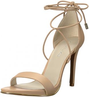 Kenneth Cole New YorkKL05701LE - Berry Sandalias de tacón con Correa al Tobillo Mujeres, Dorado (Dorado Suave), 35 EU