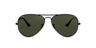 Ray-Ban - Lunette de soleil Aviator Large Metal Aviator Noir/Gris/vert - Homme, L2823