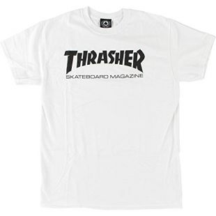 Thrasher - Thrasher Skate Mag Short Sleeve S-White/Black T-Shirt