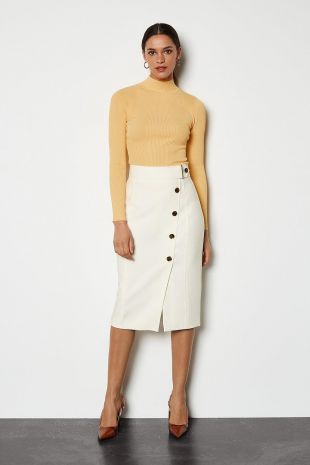 Sleek And Sharp Skirt