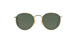 Ray-Ban Unisex-Erwachsene RB 3447 001 50mm Rund, Metall
