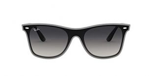 Ray-Ban 0RB4440N Gafas de sol, White Demi Shiny, 40 Unisex