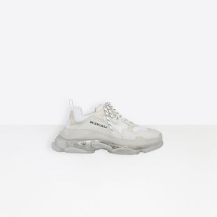 Sneaker Triple S Clear Sole Blanc pour Homme | Balenciaga