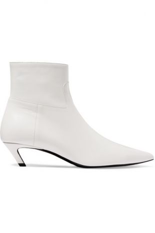 Slash Leather Ankle Boots