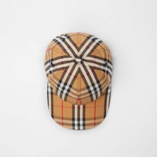 Casquette de baseball à motif Vintage check (Jaune Antique) | Burberry