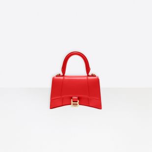 Sac Hourglass Petit Modèle Rouge Vif pour Femme | Balenciaga