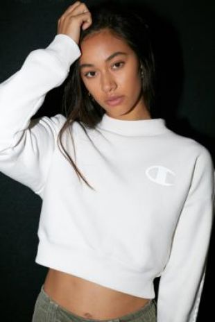 Champion sweater shop crop top instagram