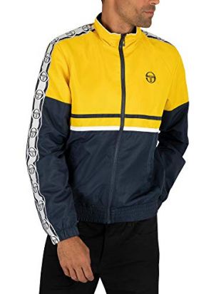 Sergio Tacchini Men's Doral Track Jacket, Yellow, M