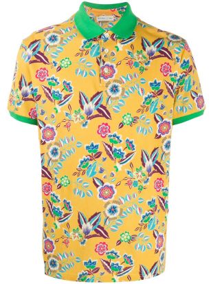 Yellow Floral Polo