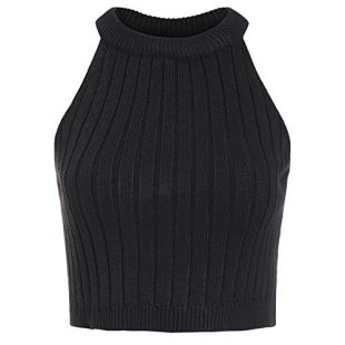 Black Cropped Top