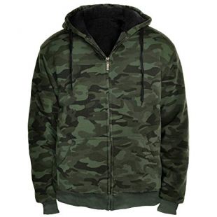 Green Camo Hoodie Jacket