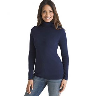 Navy Turtleneck Sweater