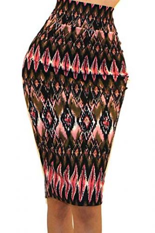 High Waist  Midi Pencil Skirt