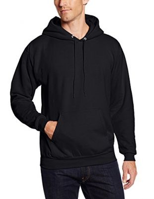 Black Pullover EcoSmart Fleece Hoodie