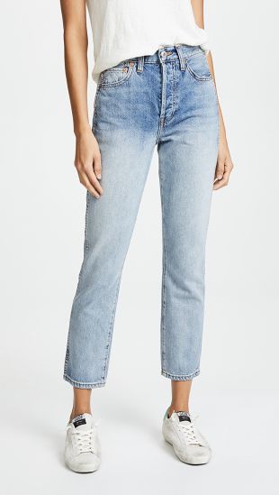 Double Needle Crop Jeans