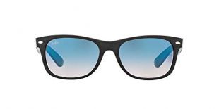 Ray-Ban unisex-adult Rb 2132 Sunglasses, Black (Black), 55