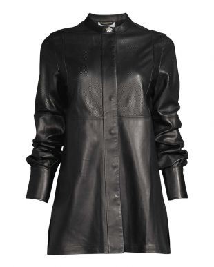 Perforated Leather Tunic
