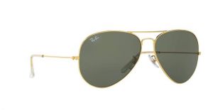 Lunettes de soleil Ray-Ban 0RB3025 L0205 Green Unisex Aviator Medium Size 58MM