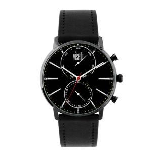 Montre pilote pour hommes. Noir et Black Watch. Hommes Round Watch. Personnalisez la montre. Personnalisez la montre. Montre Analogique Hommes. acier inoxydable. imperméable.
