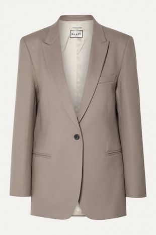 Brushed Twill Blazer