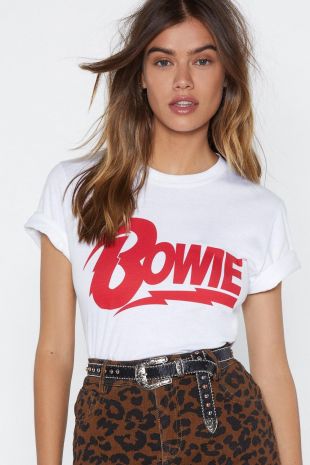 Bowie Tee  White